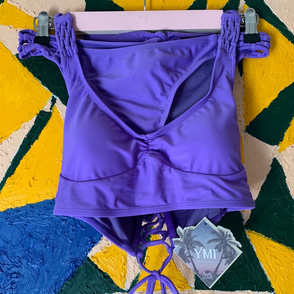 Cute Purple Two-Piece Bikini NEW WITH TAGS